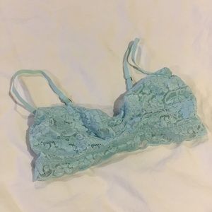 Light blue lace bralette